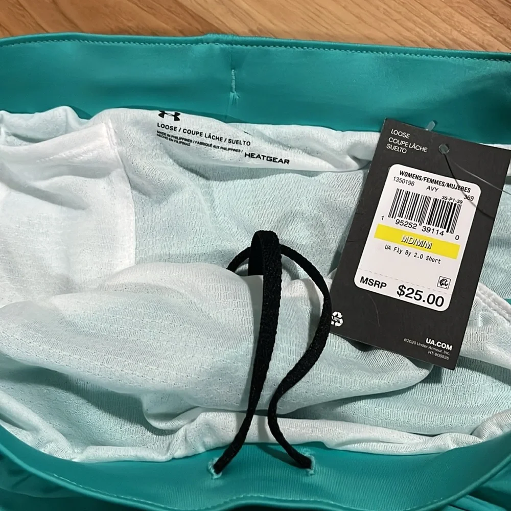 NWT Under Armour Blue and Black Athletic Shorts - Picture 3 of 9